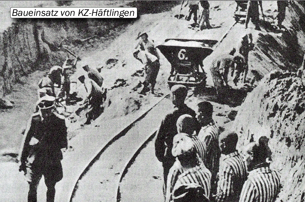 Baueinsatz von KZ-Häftlingen 1944